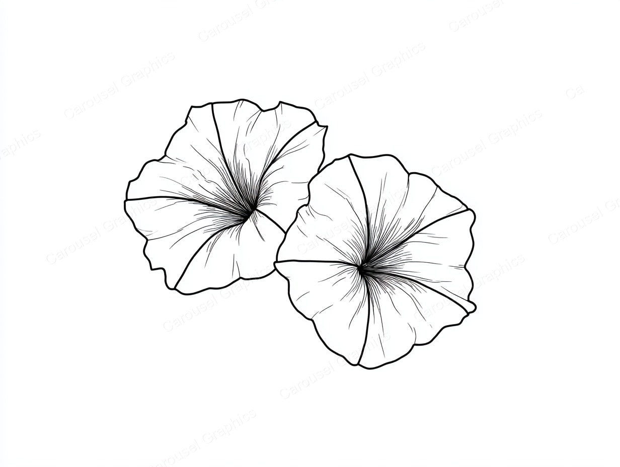 Petunia Vector Graphic preview