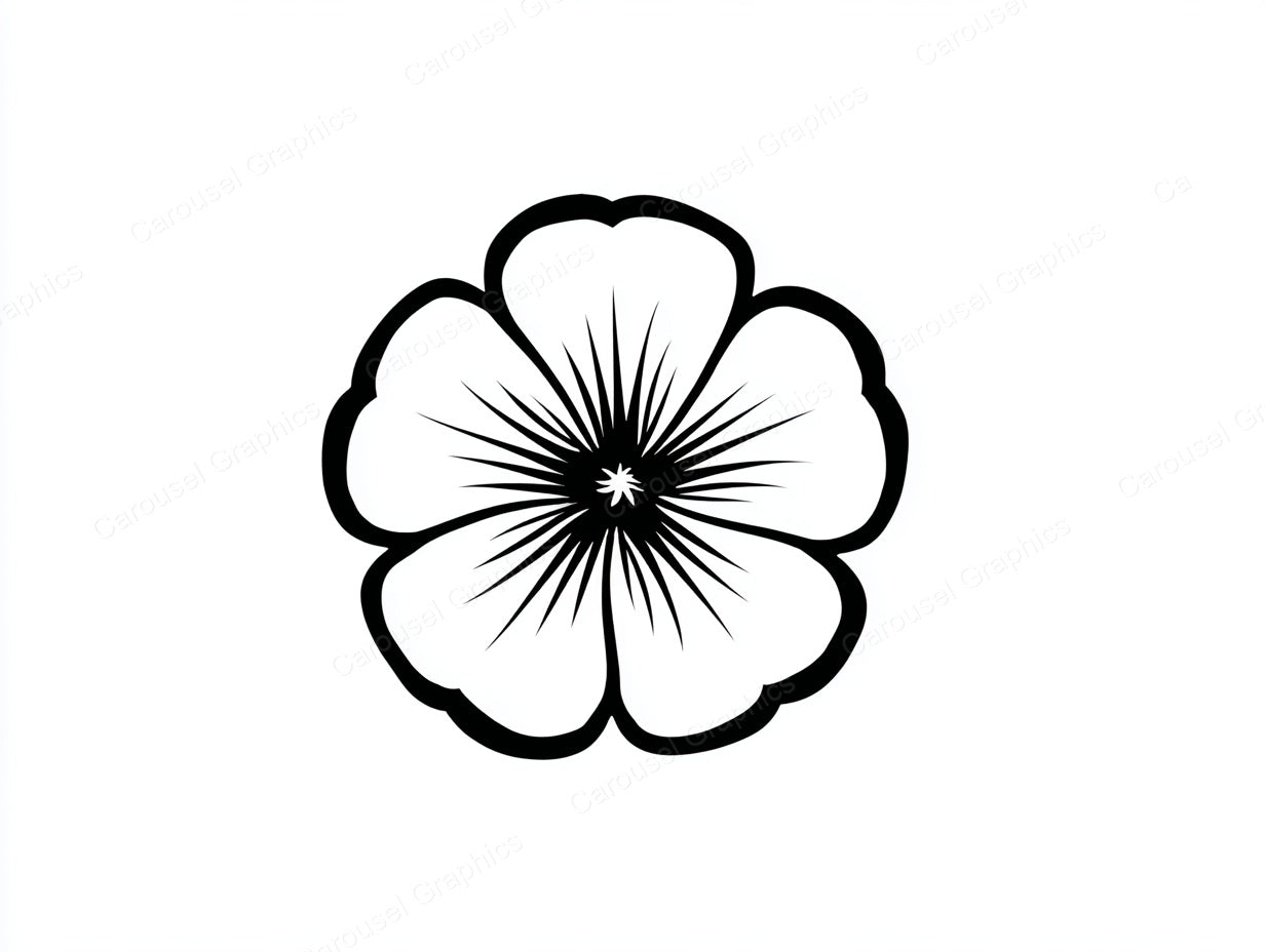 Petunia Vector Graphic preview
