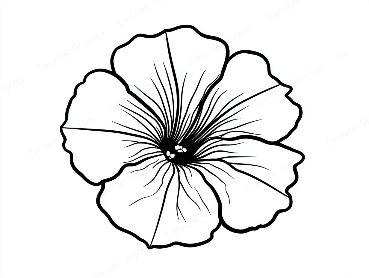 Petunia Vector Graphic preview