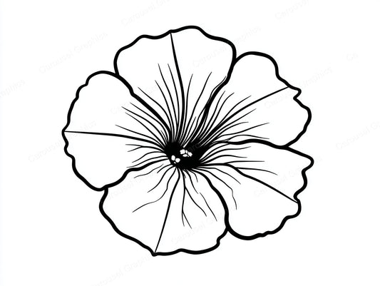 Petunia Vector Graphic preview