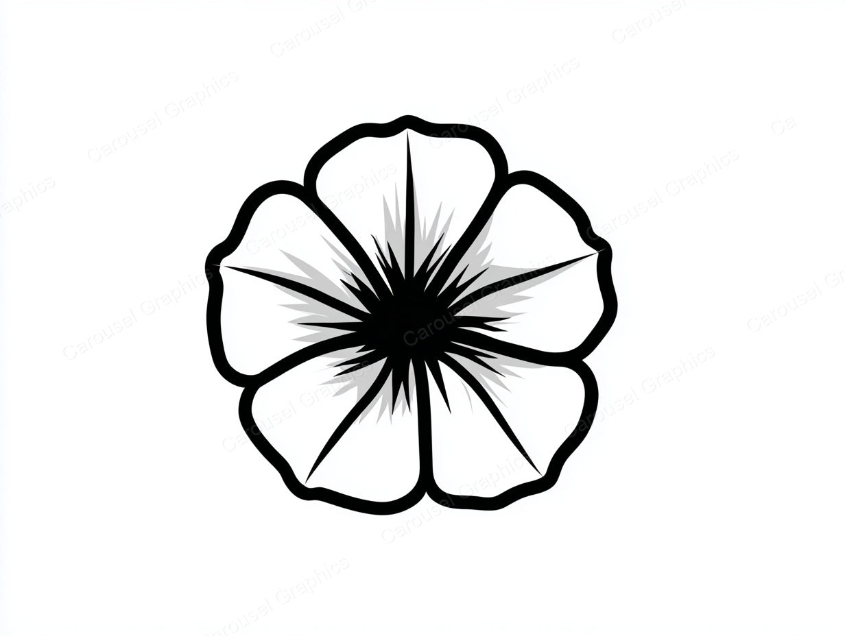 Petunia Vector Graphic preview