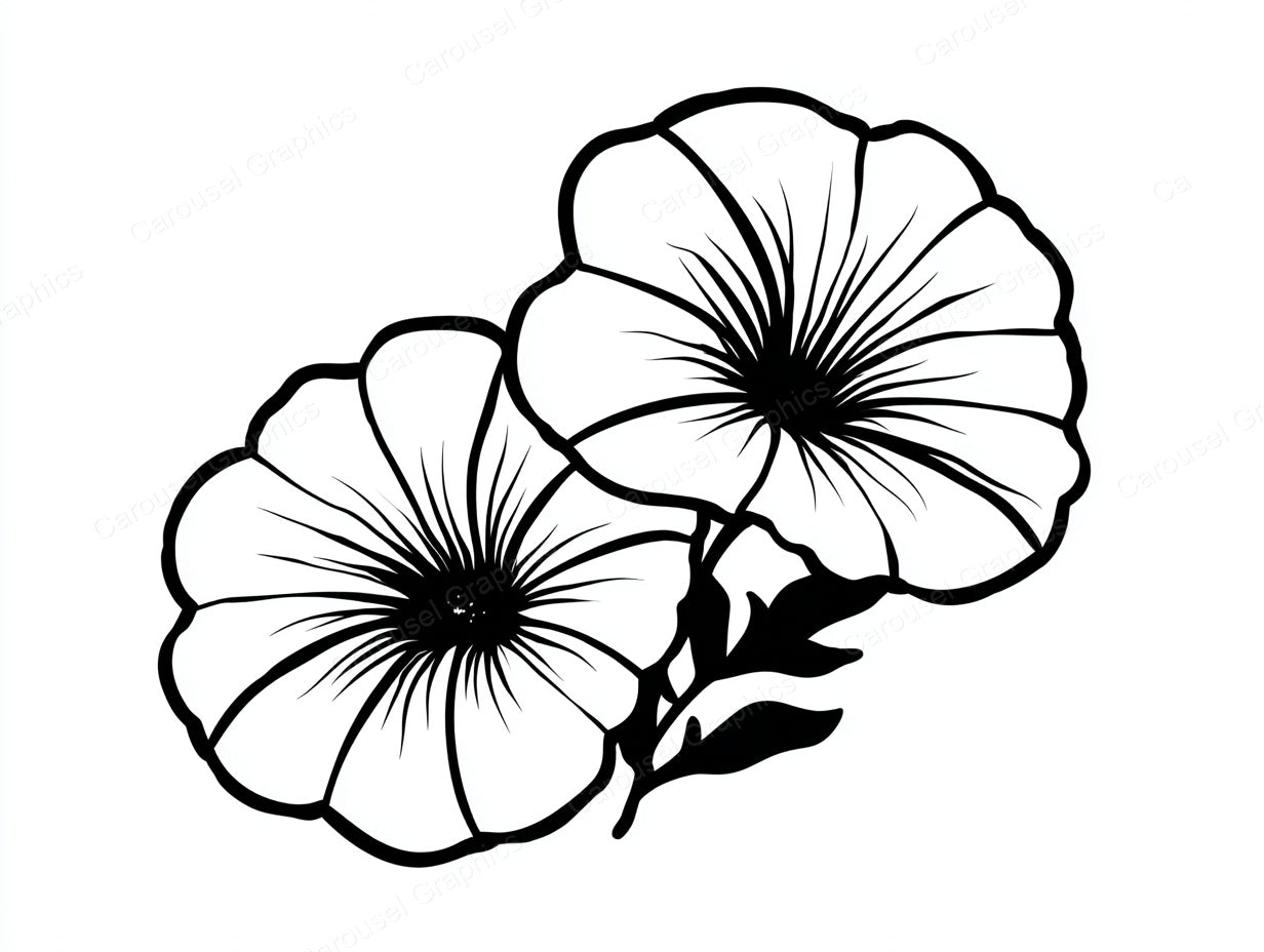 Petunia Vector Graphic preview