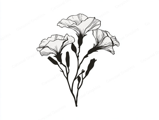 Petunia Vector Graphic preview