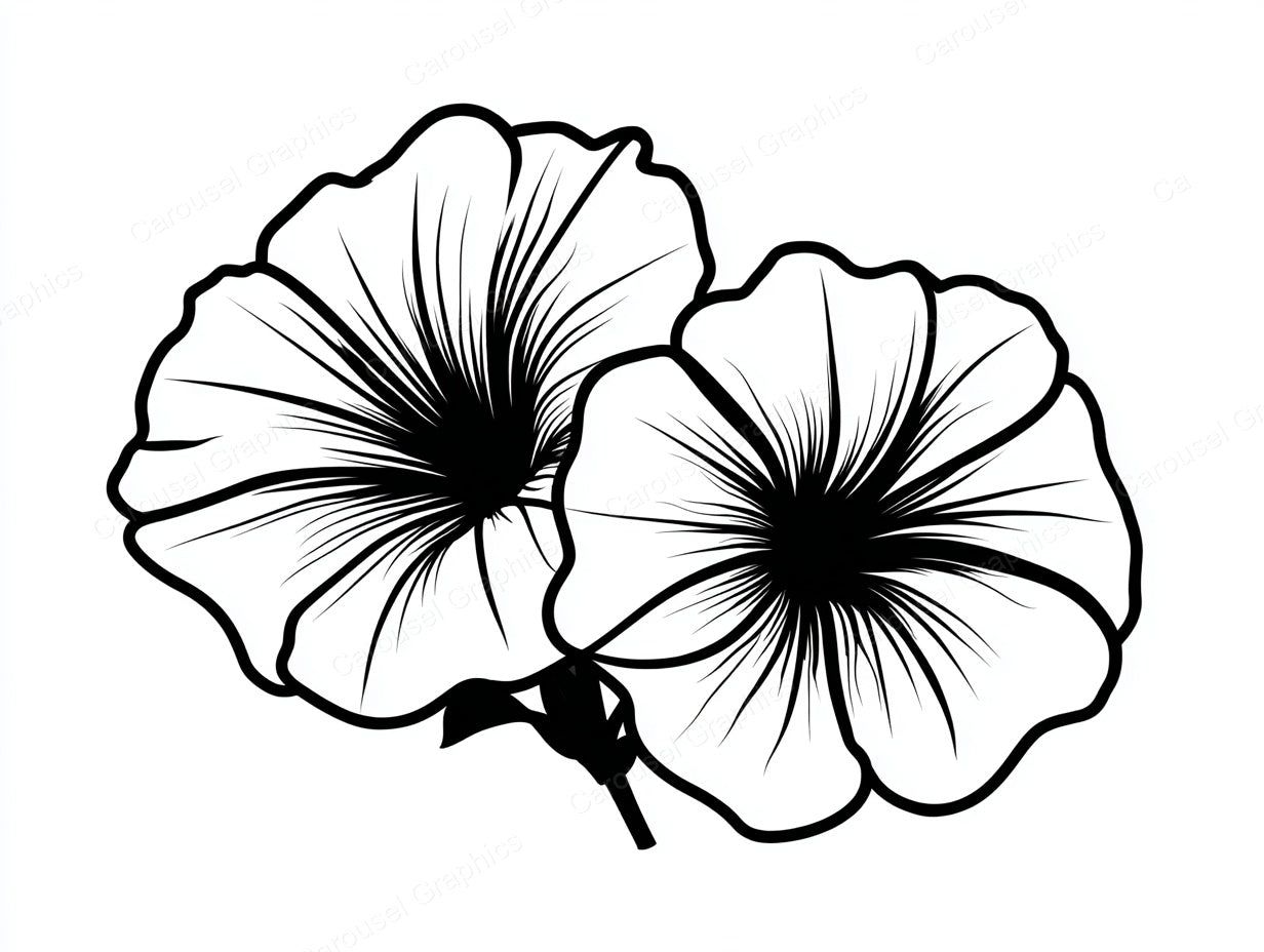 Petunia Vector Graphic preview