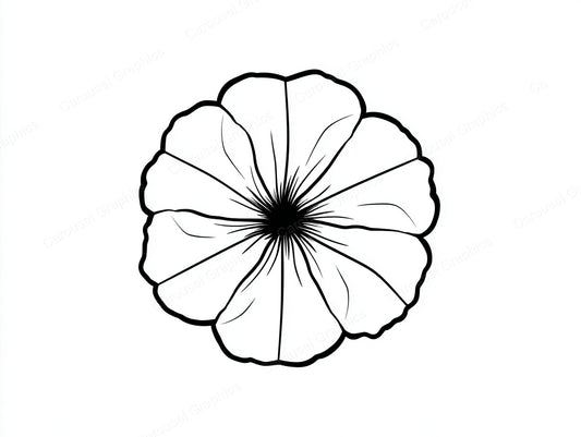 Petunia Vector Graphic preview