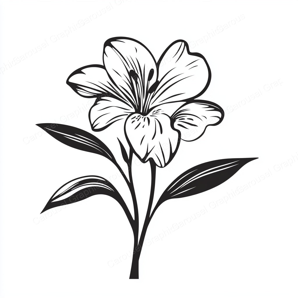 Alstroemeria Vector Graphic preview