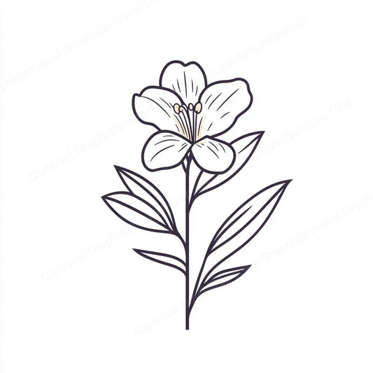 Alstroemeria Vector Graphic preview