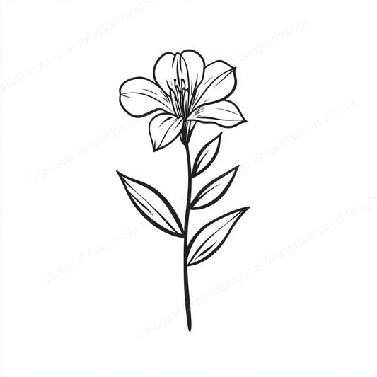 Alstroemeria Vector Graphic preview