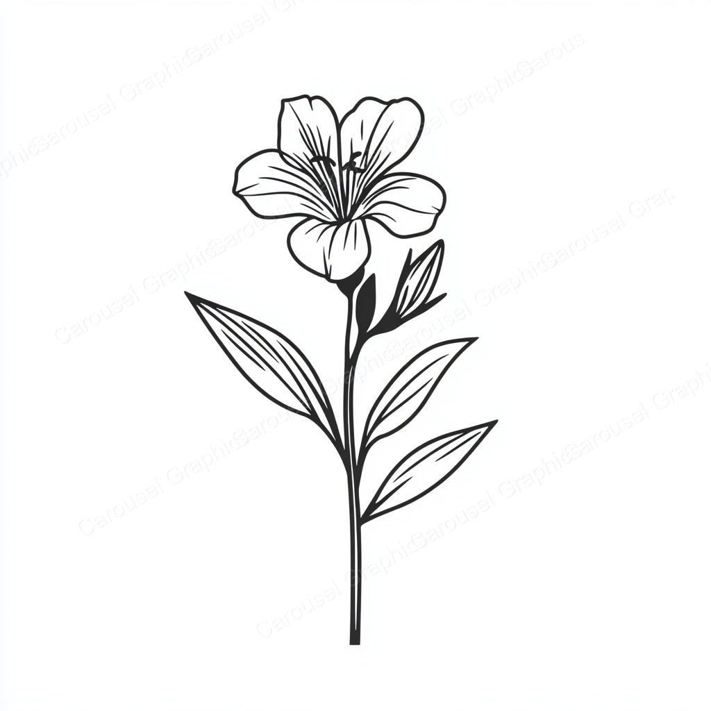 Alstroemeria Vector Graphic preview