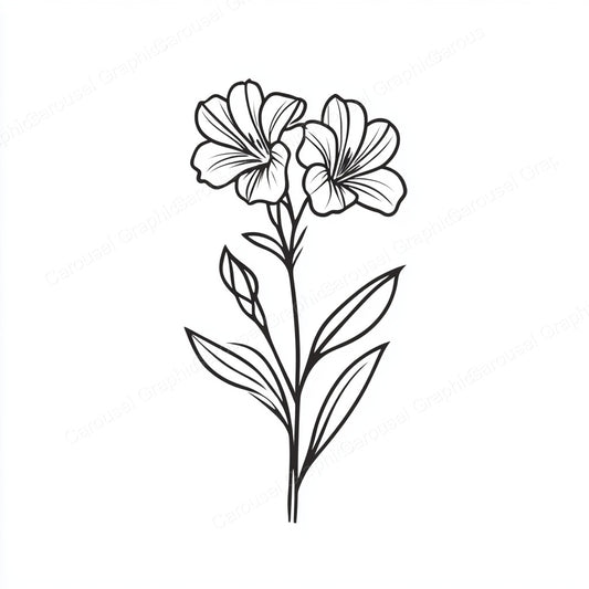Alstroemeria Vector Graphic preview