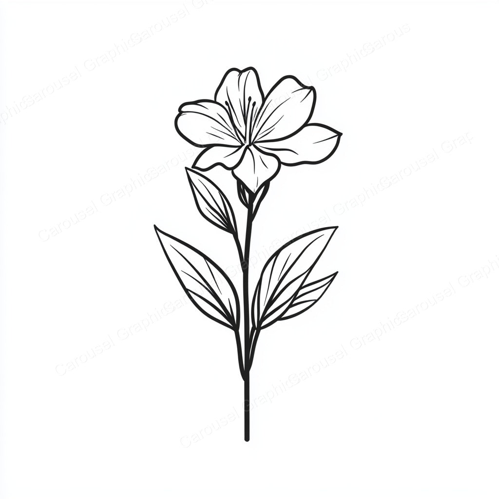 Alstroemeria Vector Graphic preview