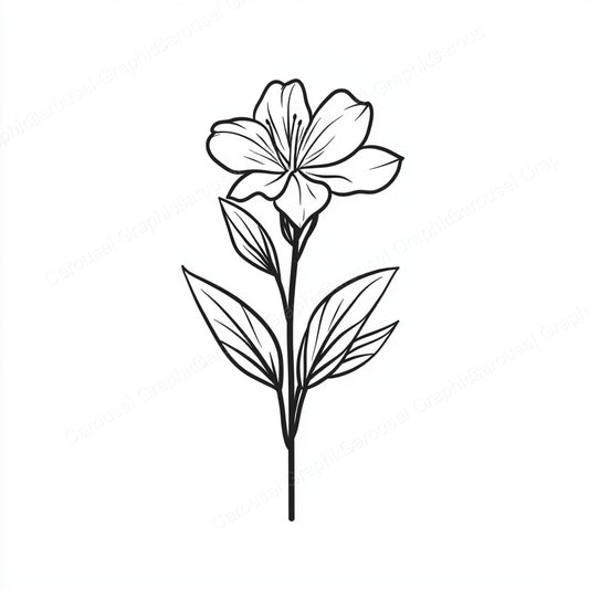 Alstroemeria Vector Graphic preview
