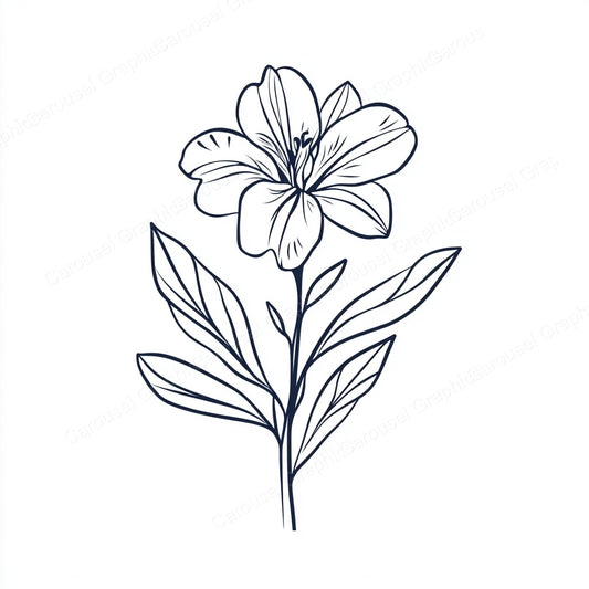 Alstroemeria Vector Graphic preview