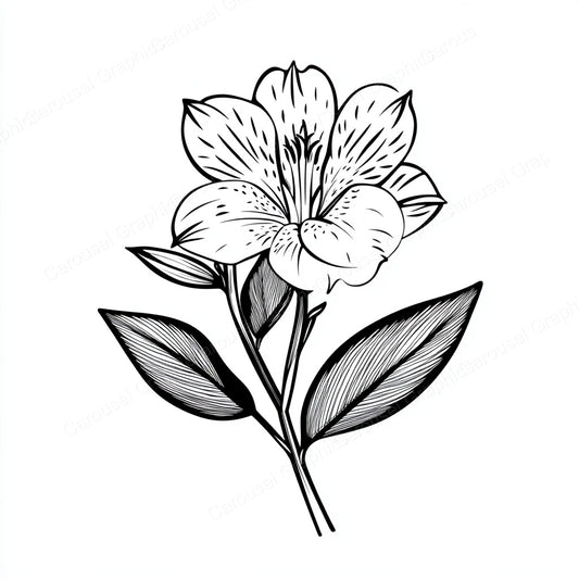 Alstroemeria Vector Graphic preview