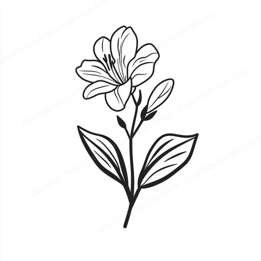 Alstroemeria Vector Graphic preview