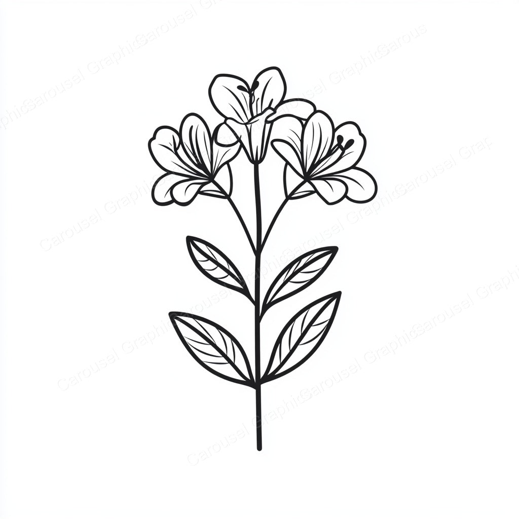 Alstroemeria Vector Graphic preview