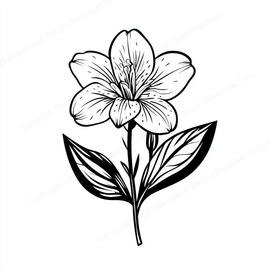 Alstroemeria Vector Graphic preview