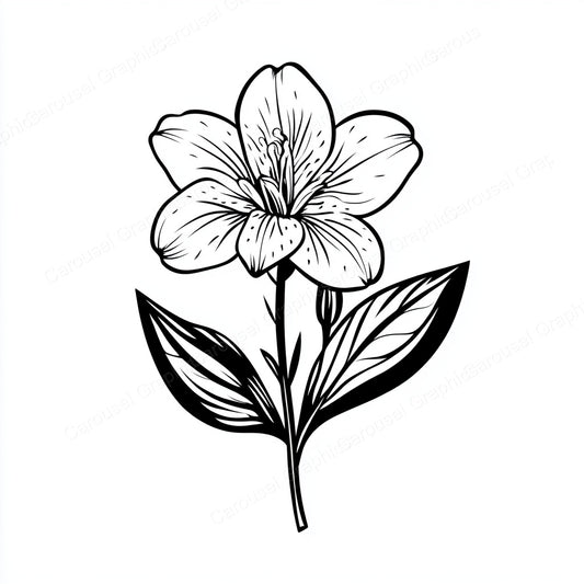 Alstroemeria Vector Graphic preview