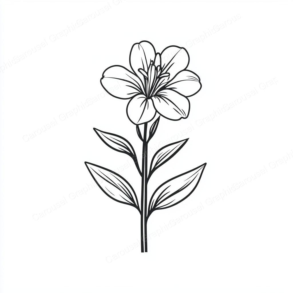 Alstroemeria Vector Graphic preview