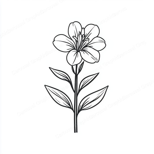 Alstroemeria Vector Graphic preview