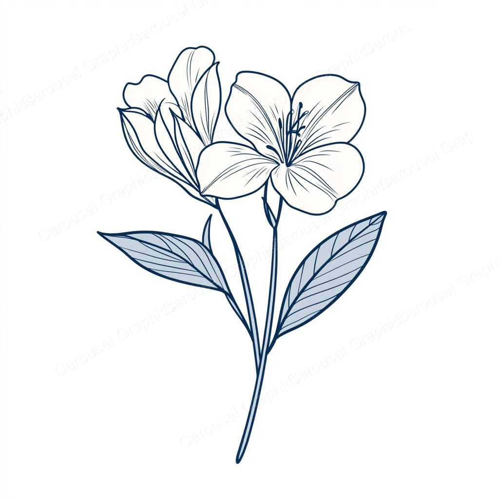 Alstroemeria Vector Graphic preview