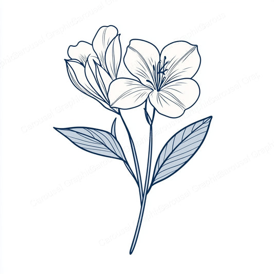 Alstroemeria Vector Graphic preview