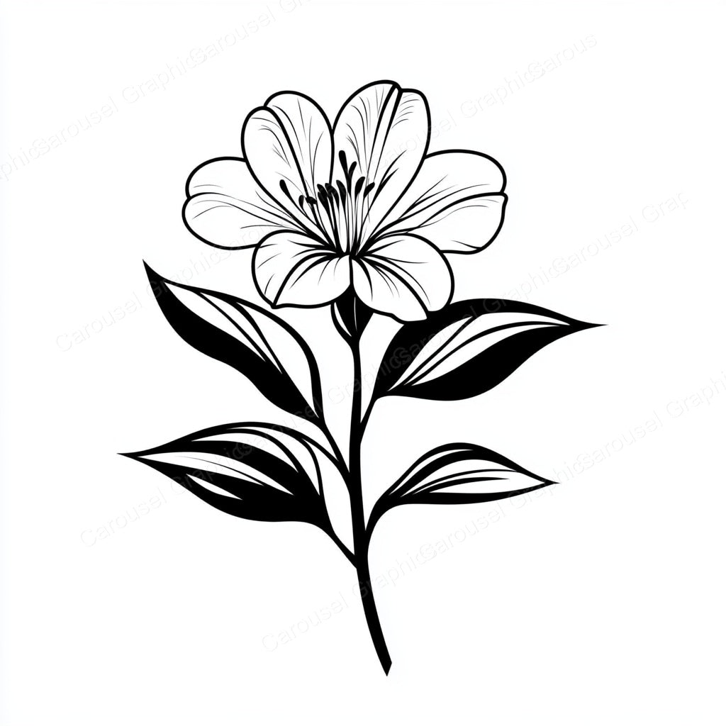 Alstroemeria Vector Graphic preview