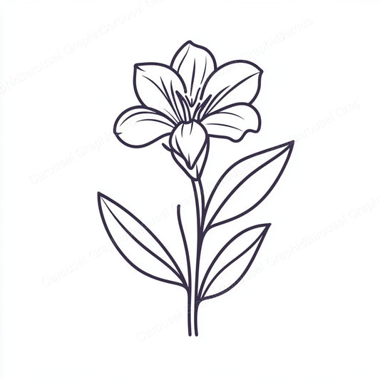 Alstroemeria Vector Graphic preview