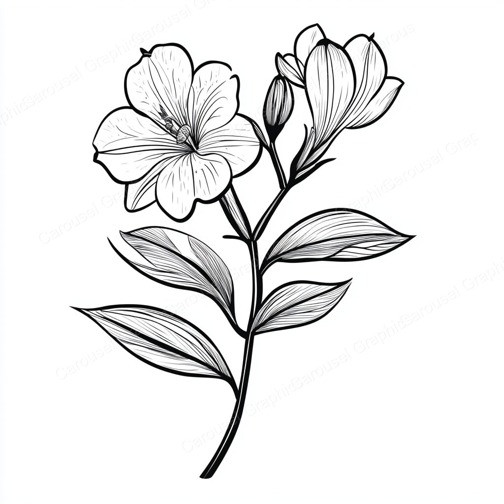 Alstroemeria Vector Graphic preview