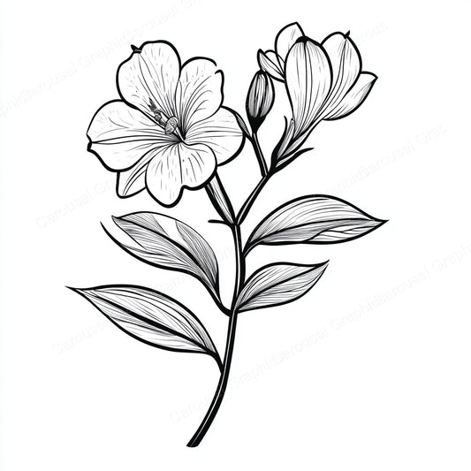 Alstroemeria Vector Graphic preview
