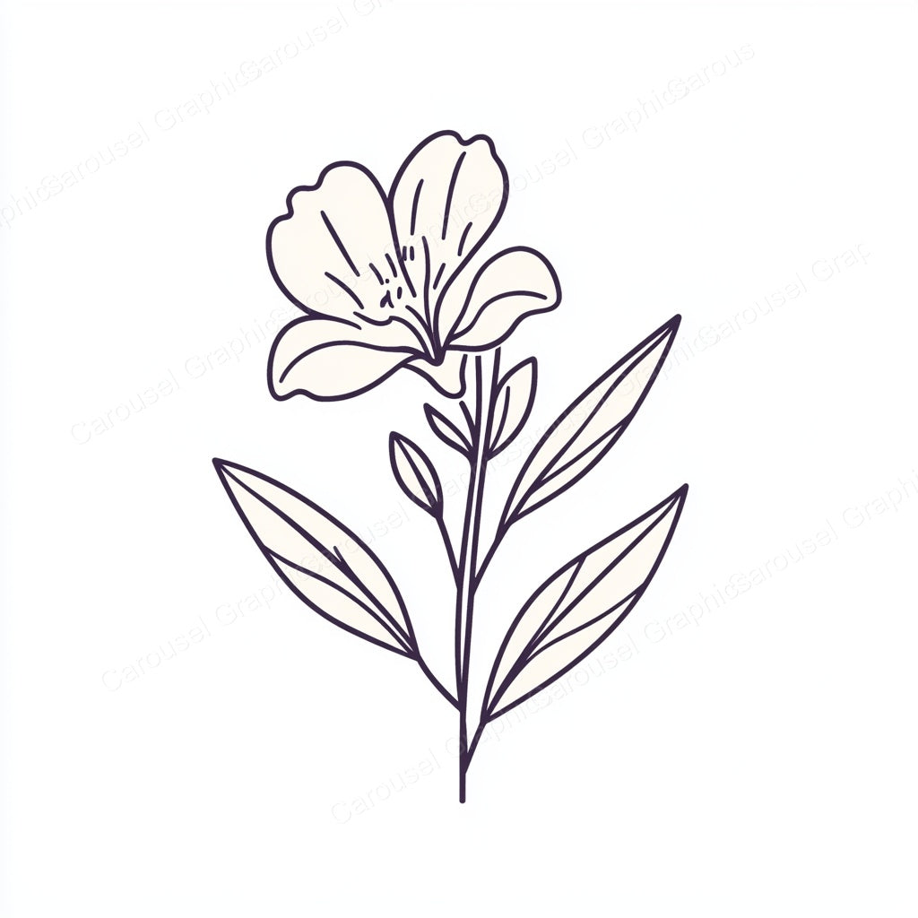 Alstroemeria Vector Graphic preview
