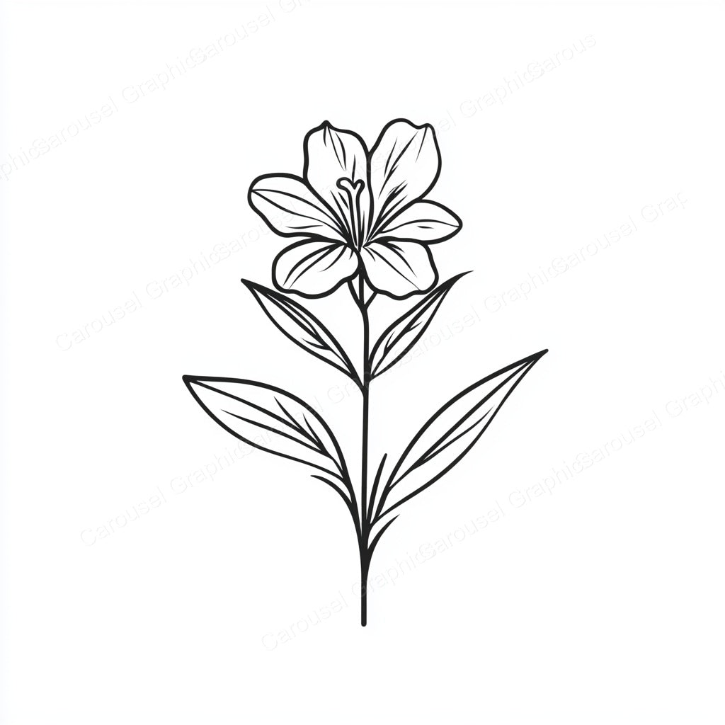 Alstroemeria Vector Graphic preview