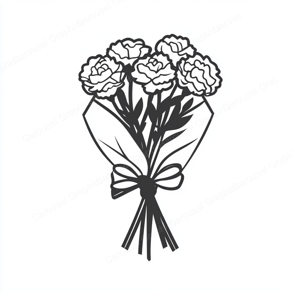Carnation Vector Graphic preview
