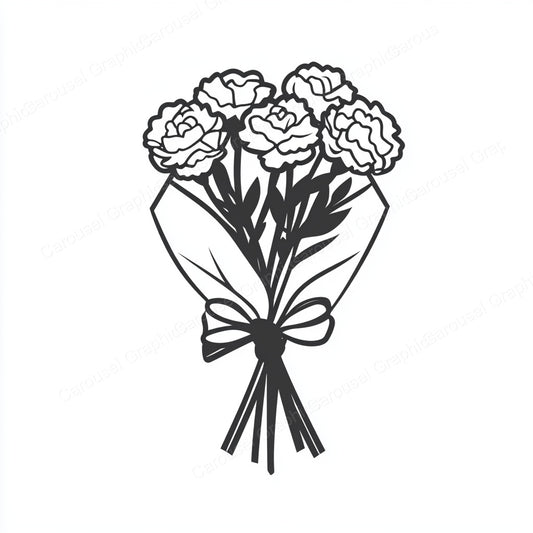 Carnation Vector Graphic preview