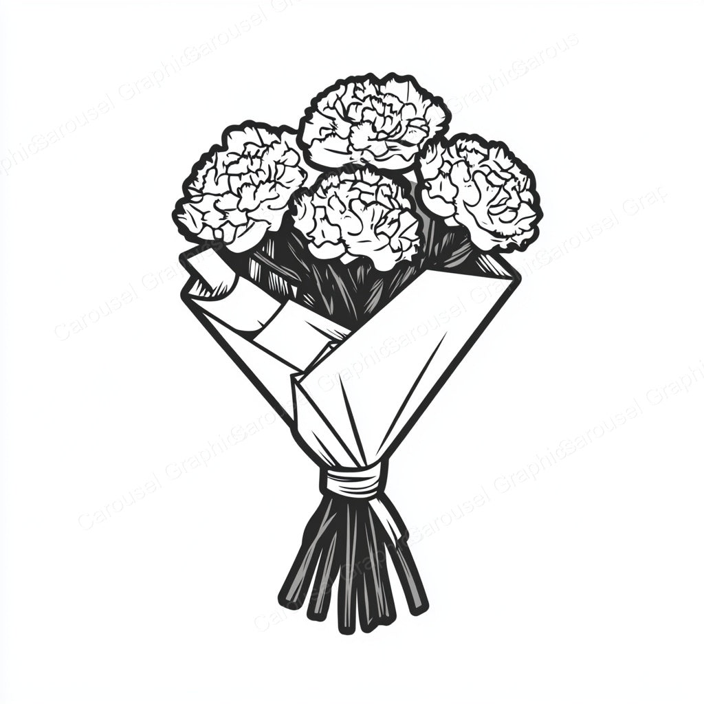 Carnation Vector Graphic preview