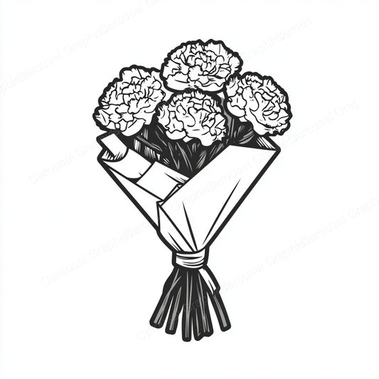 Carnation Vector Graphic preview