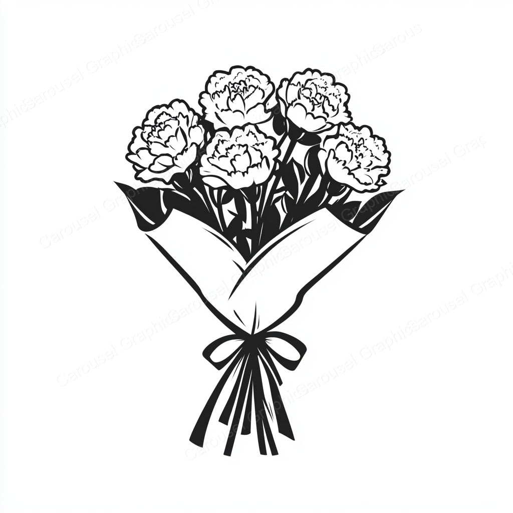 Carnation Vector Graphic preview