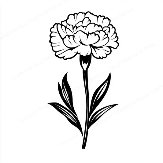 Carnation Vector Graphic preview