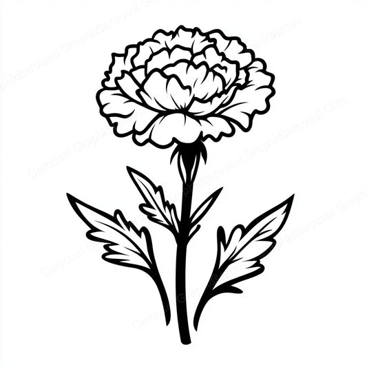 Carnation Vector Graphic preview