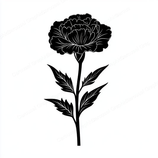 Carnation Vector Graphic preview