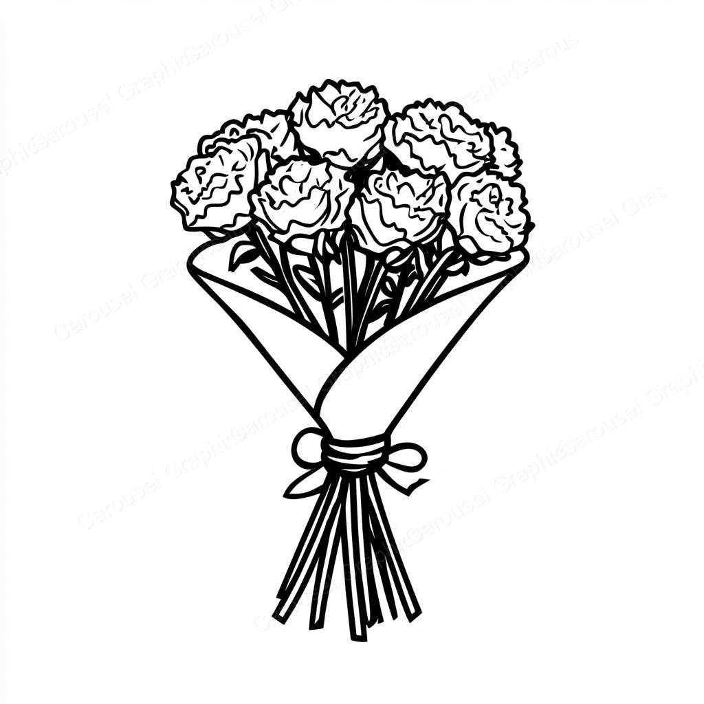 Carnation Vector Graphic preview