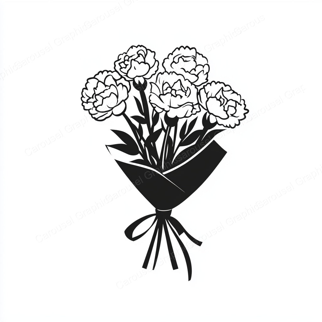 Carnation Vector Graphic preview