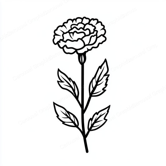 Carnation Vector Graphic preview