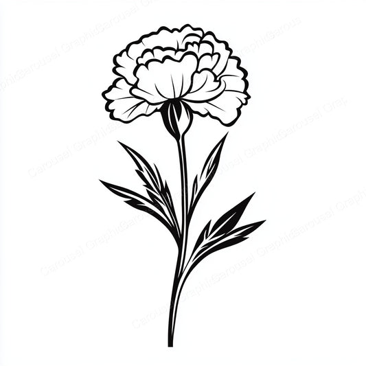 Carnation Vector Graphic preview