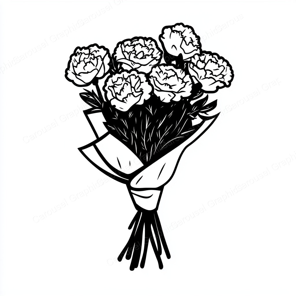 Carnation Vector Graphic preview