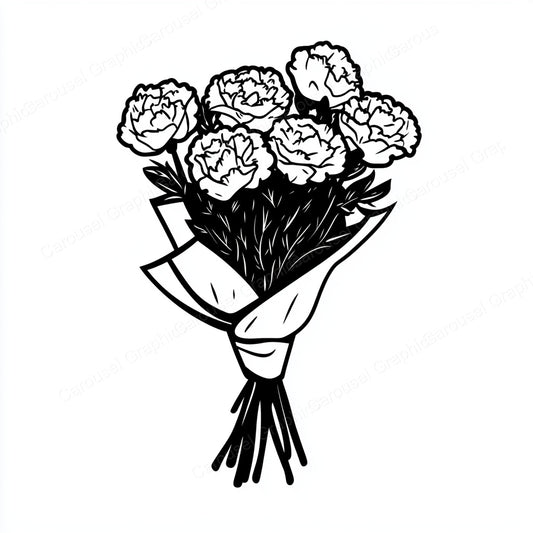 Carnation Vector Graphic preview