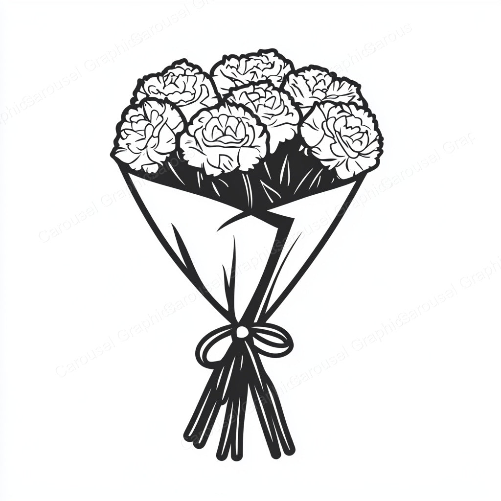 Carnation Vector Graphic preview