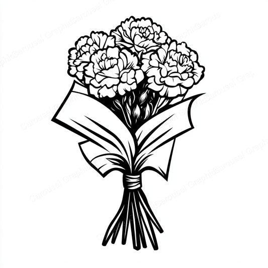 Carnation Vector Graphic preview