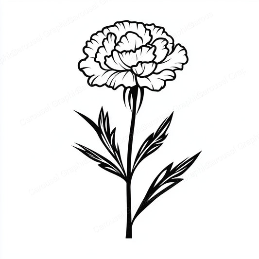 Carnation Vector Graphic preview