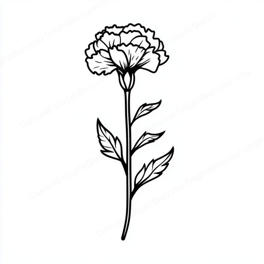 Carnation Vector Graphic preview